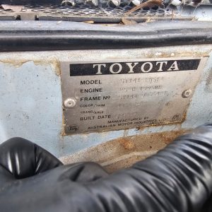 Car Wreckers - Toyota Corona 1984 Blue Auto Petrol