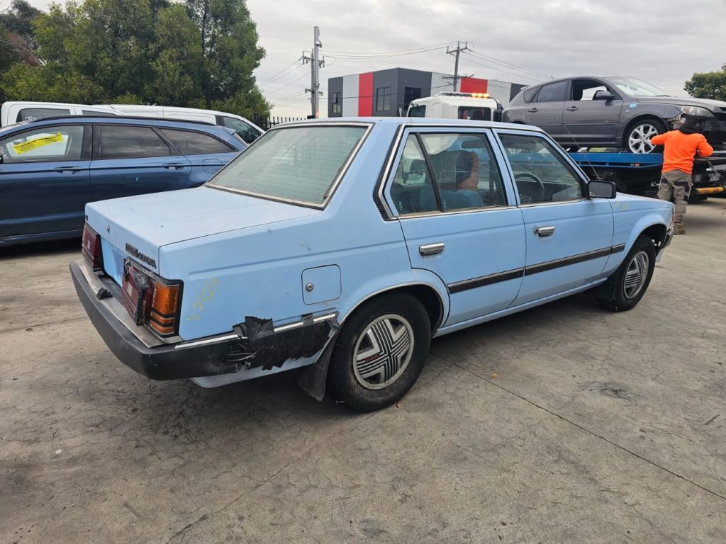 Car Wreckers - Toyota Corona 1984 Blue Auto Petrol
