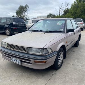 Car Wreckers - Toyota Corolla 1992 Gold Auto Petrol