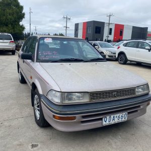 Car Wreckers - Toyota Corolla 1992 Gold Auto Petrol