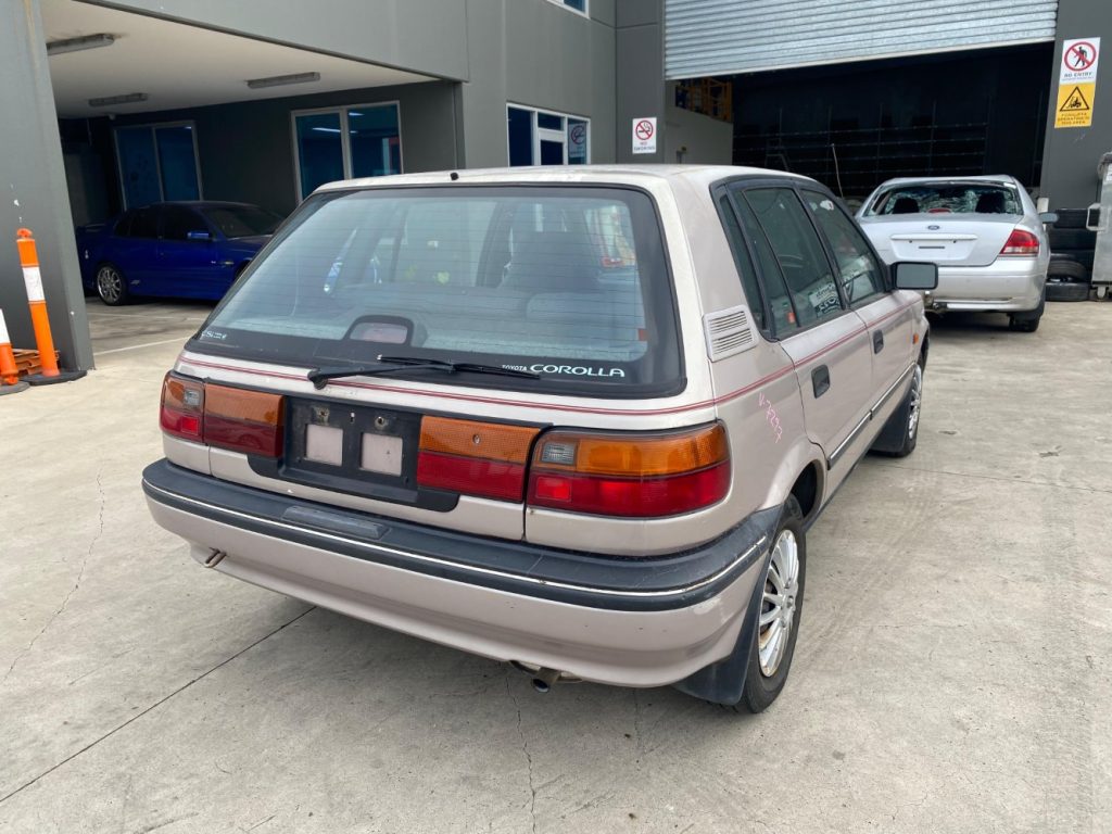 Car Wreckers - Toyota Corolla 1992 Gold Auto Petrol