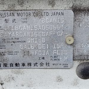 Car Wreckers - Nissan Pulsar 1997 White Auto Petrol