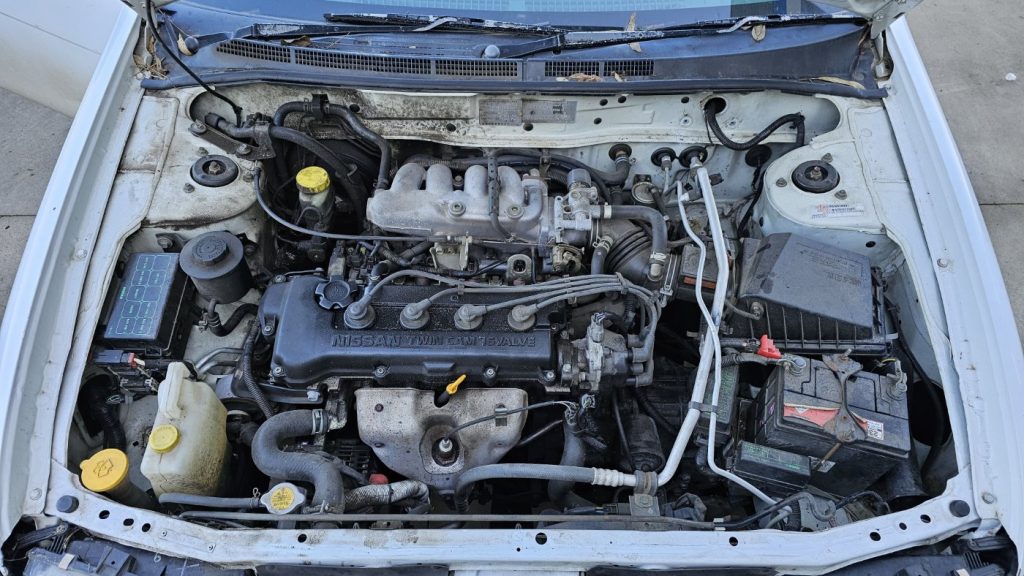 Car Wreckers - Nissan Pulsar 1997 White Auto Petrol