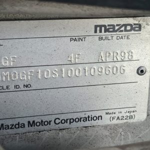 Mazda 626 1998 GF V 2.0L FS DOHC 16v Petrol 4cyl 93kW Sedan FWD