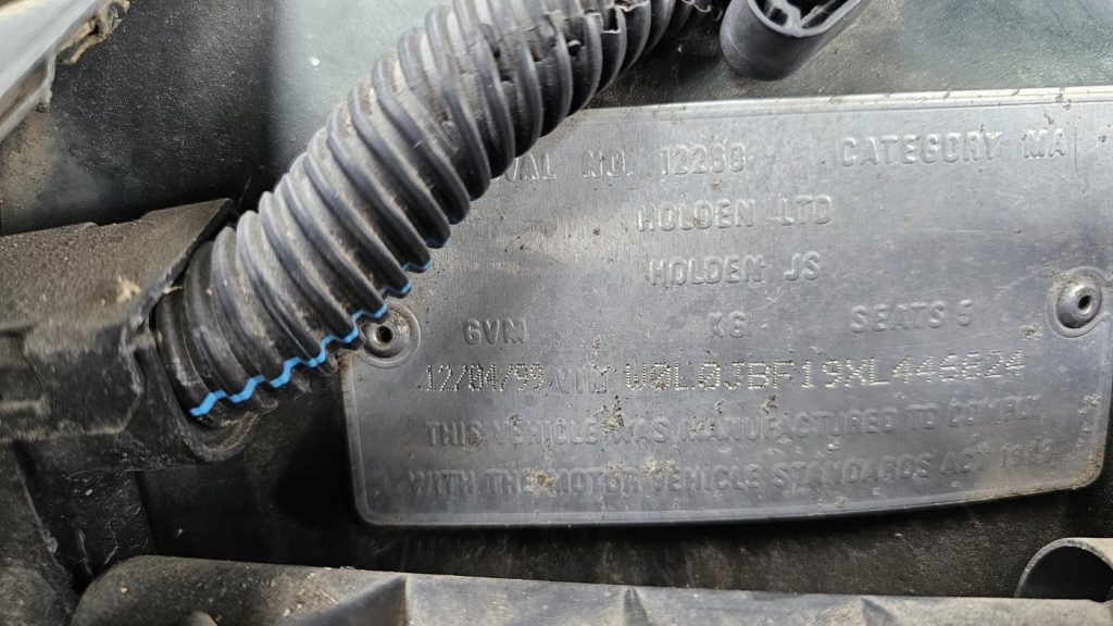 Car Wreckers - Holden Vectra 1999 Green Auto Petrol