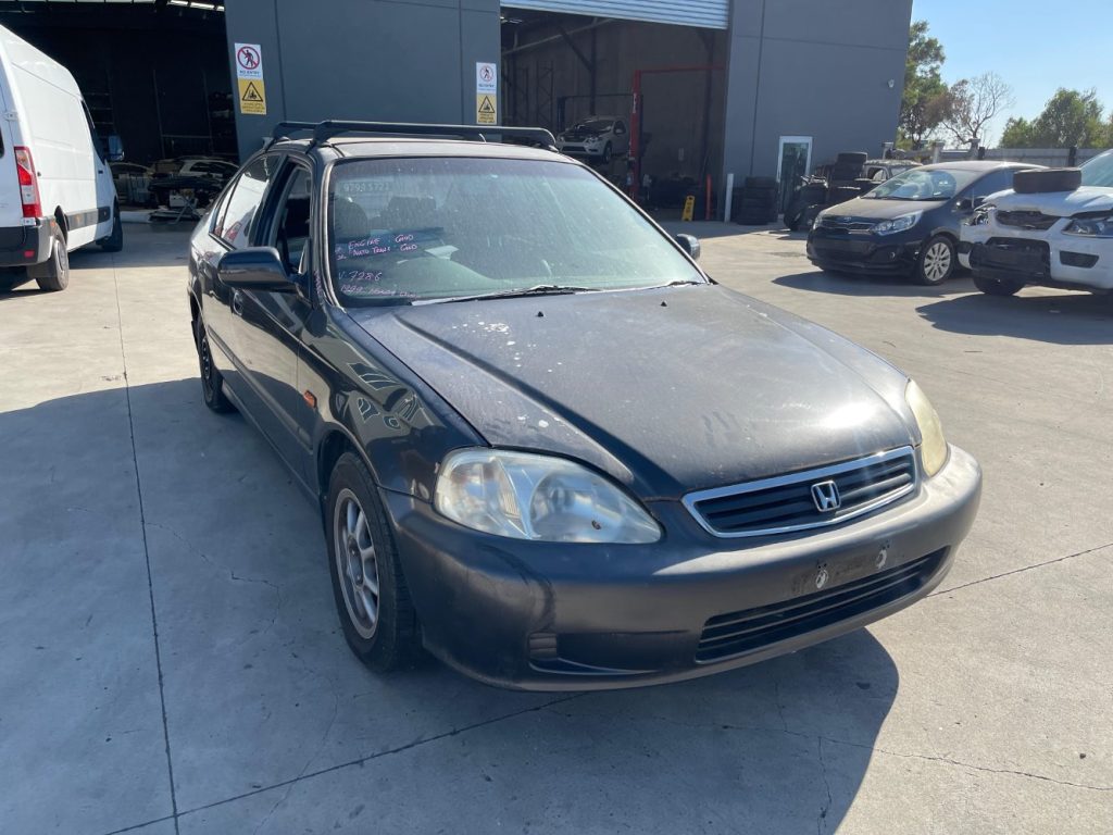 Car Wreckers - Honda Civic 1999 Black Auto Petrol