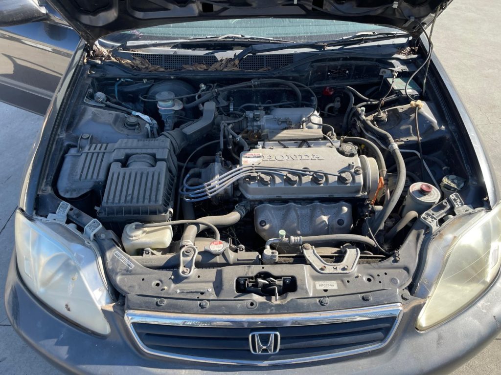 Car Wreckers - Honda Civic 1999 Black Auto Petrol