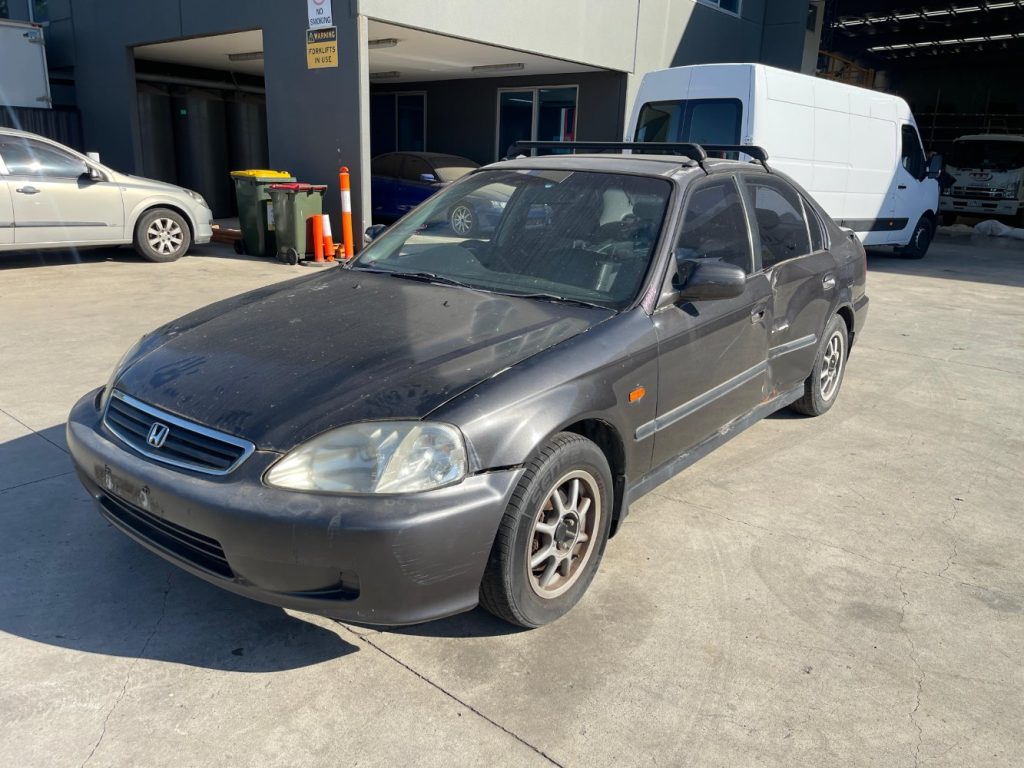 Car Wreckers - Honda Civic 1999 Black Auto Petrol