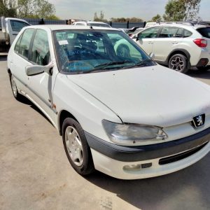Car Wreckers - Peugeot 306 1999 White Auto Petrol