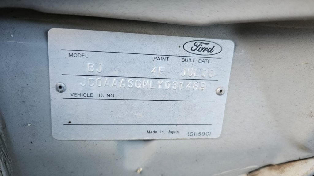 Car Wreckers - Ford Laser 2000 Gold Auto Petrol