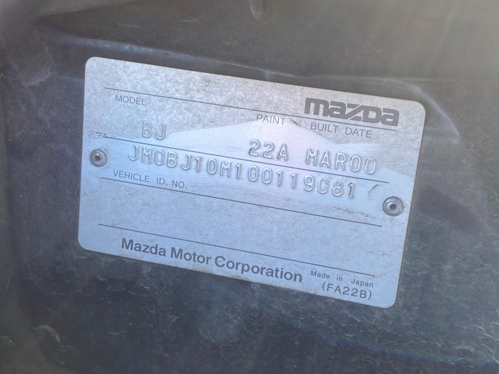Car Wreckers - Mazda 323 2000 Blue Auto Petrol