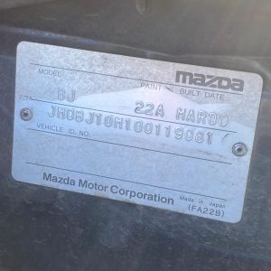 Car Wreckers - Mazda 323 2000 Blue Auto Petrol