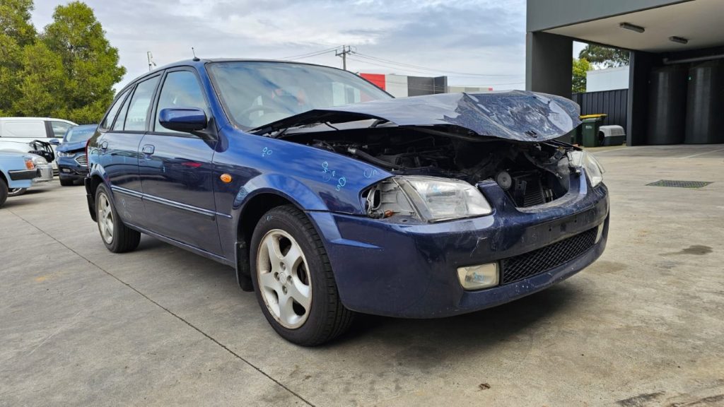 Car Wreckers - Mazda 323 2000 Blue Auto Petrol