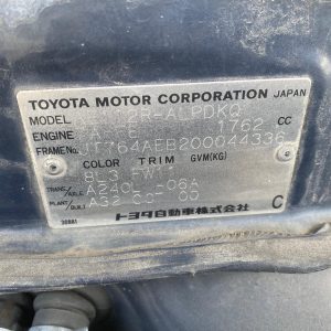 Car Wreckers - Toyota Corolla 2000 Blue Auto Petrol