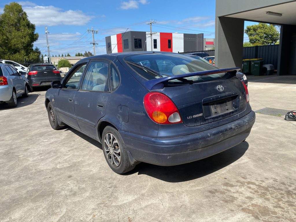 Car Wreckers - Toyota Corolla 2000 Blue Auto Petrol