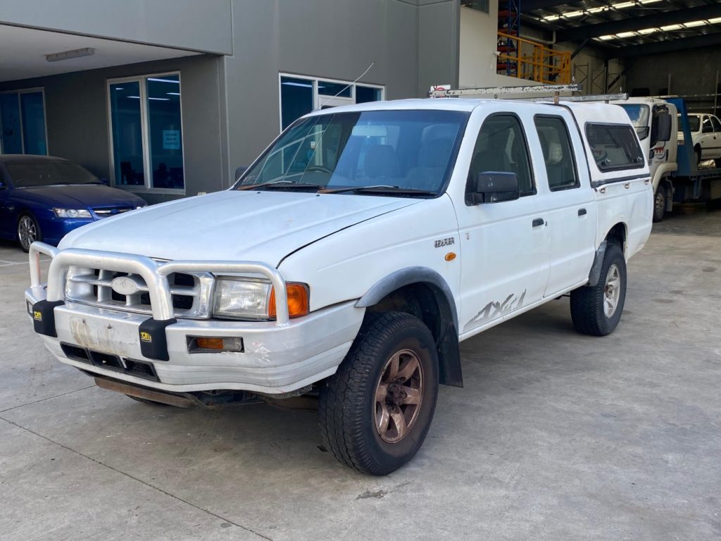 Car Wreckers - Ford Courier 2001 White Manual Diesel