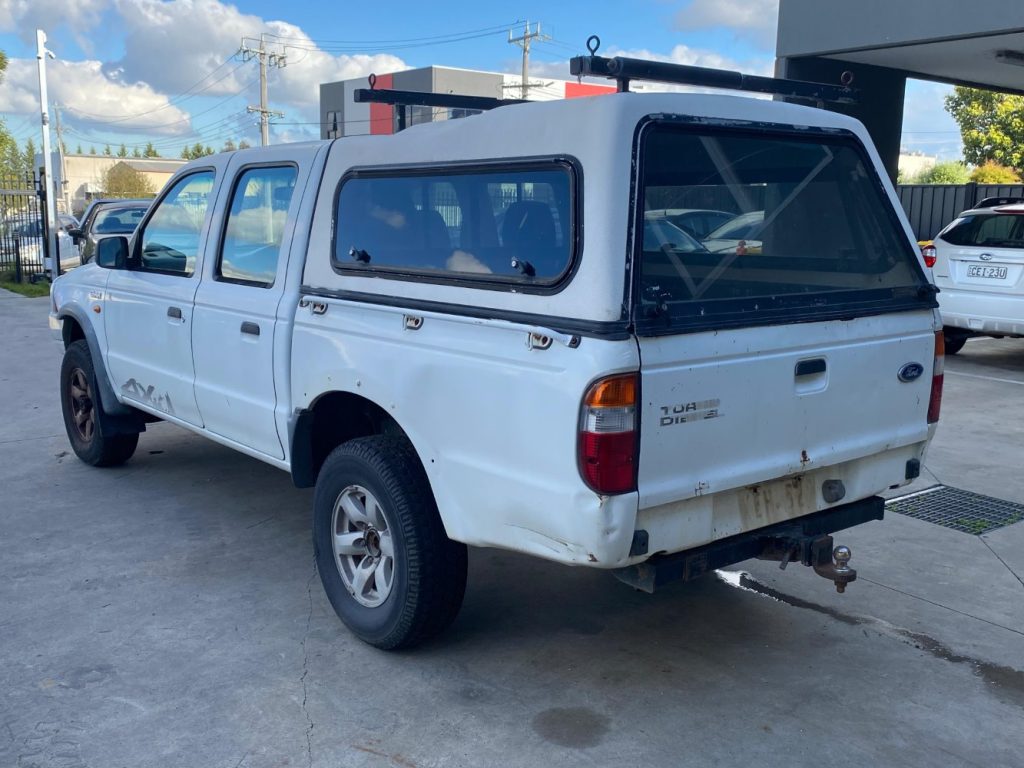 Car Wreckers - Ford Courier 2001 White Manual Diesel