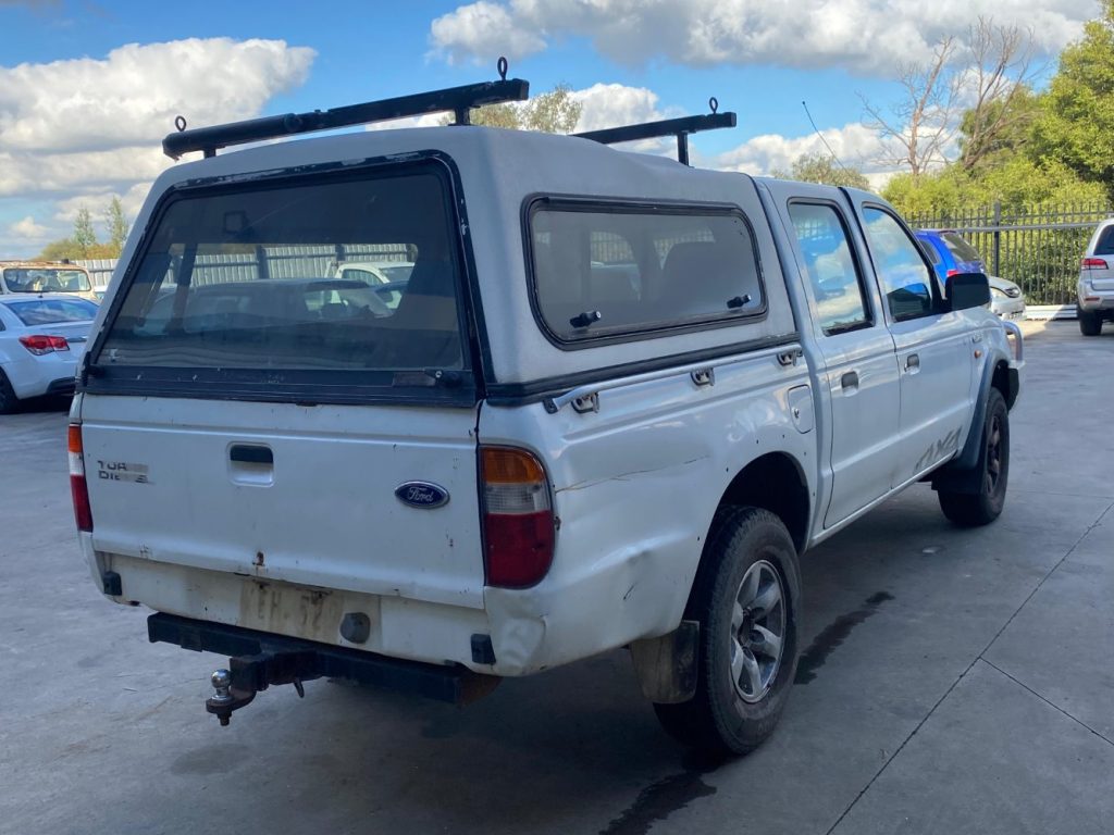 Car Wreckers - Ford Courier 2001 White Manual Diesel