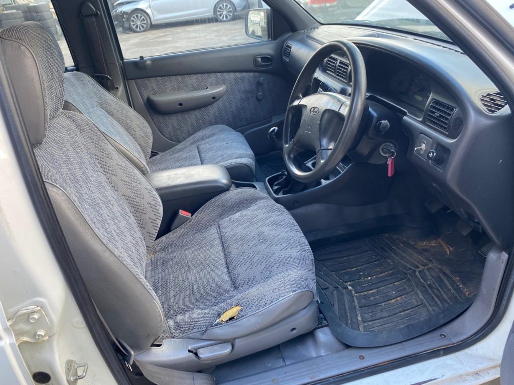 Car Wreckers - Ford Courier 2001 White Manual Diesel