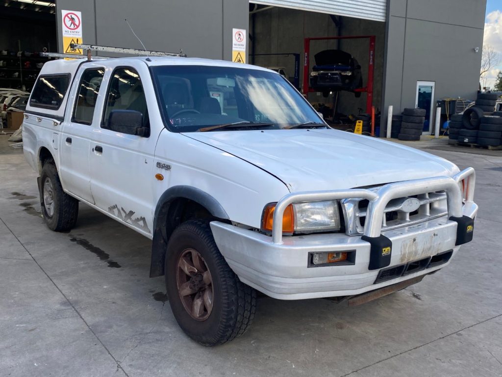 Car Wreckers - Ford Courier 2001 White Manual Diesel