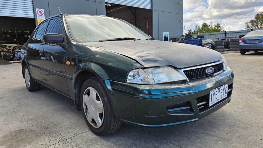 Car Wreckers - Ford Laser 2001 Green Auto Petrol