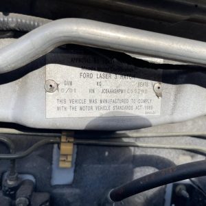 Car Wreckers - Ford Laser 2001 Silver Auto Petrol