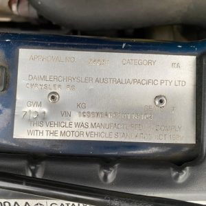 Car Wreckers - Chrysler Grand Voyager 2001 Navy Auto Petrol