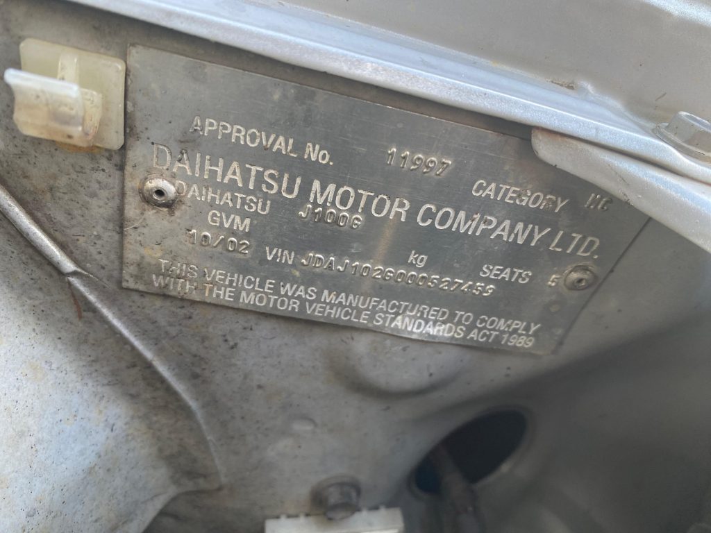 Car Wreckers - Daihatsu Terios 2002 Silver Auto Petrol