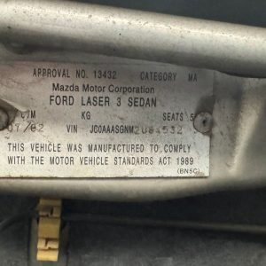Car Wreckers - Ford Laser 2002 Gold Auto Petrol