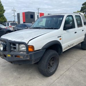 Car Wreckers - Ford Courier 2002 White Auto Petrol