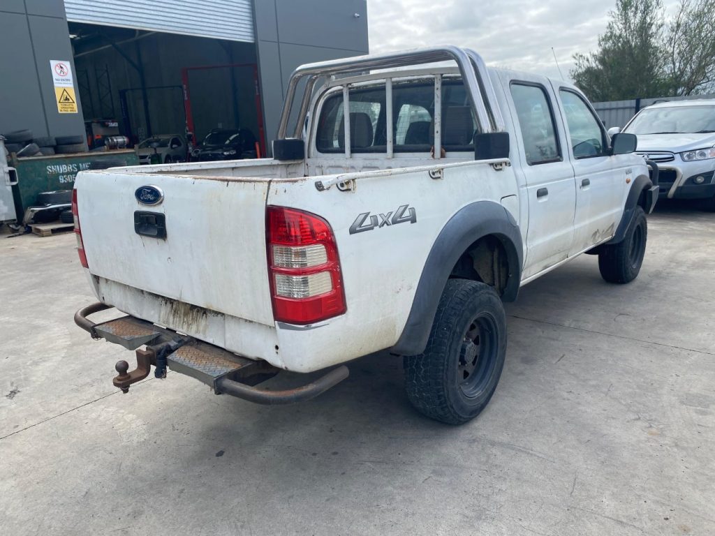 Car Wreckers - Ford Courier 2002 White Auto Petrol