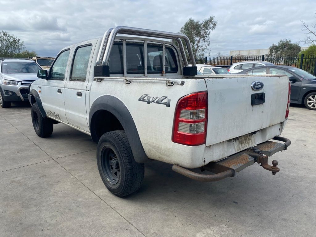 Car Wreckers - Ford Courier 2002 White Auto Petrol