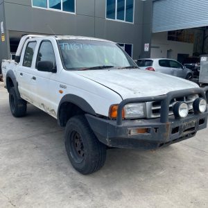 Car Wreckers - Ford Courier 2002 White Auto Petrol