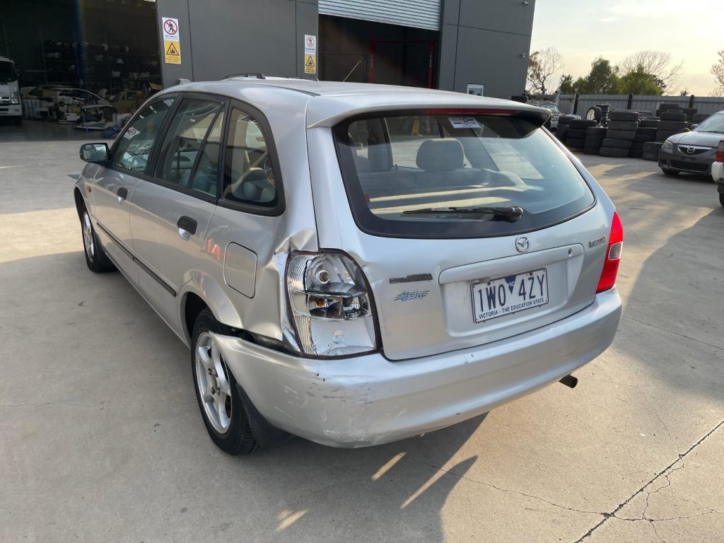 Car Wreckers - Mazda 323 2002 Silver Auto Petrol