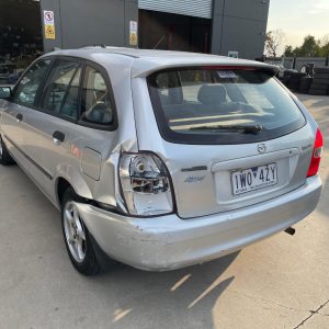 Car Wreckers - Mazda 323 2002 Silver Auto Petrol