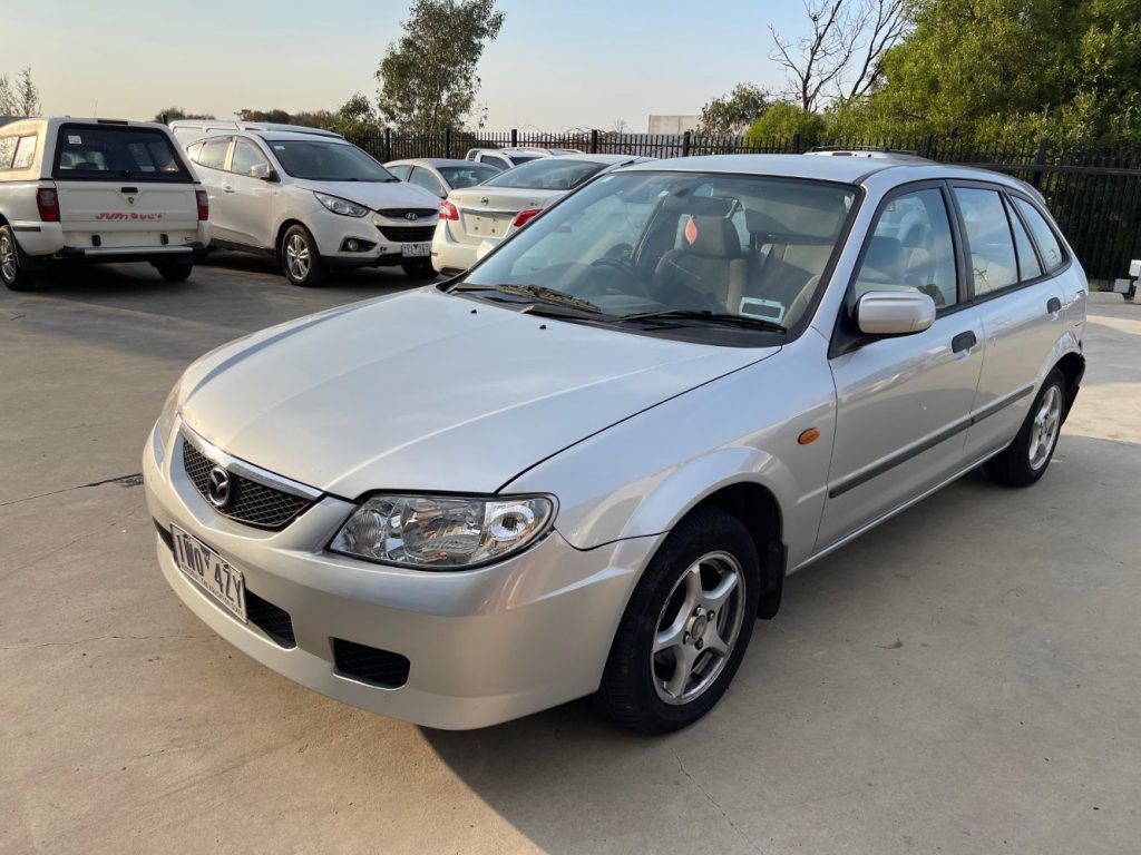 Car Wreckers - Mazda 323 2002 Silver Auto Petrol