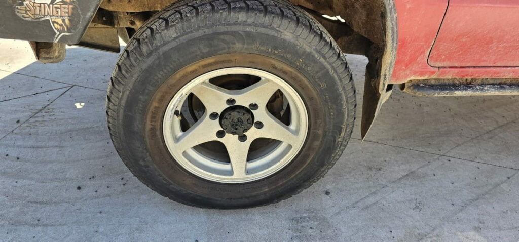 Car Wreckers - Ford Courier 2002 Red Manual Petrol