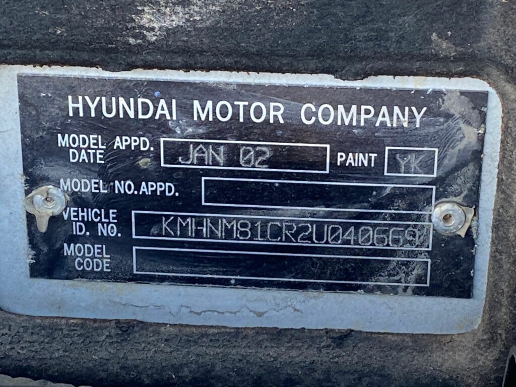 Car Wreckers - Hyundai Terracan 2002