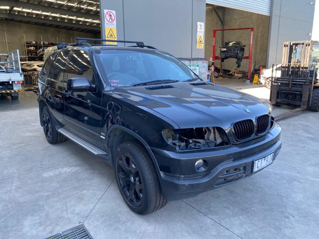 Car Wreckers - BMW X5 2003 Black Auto Petrol