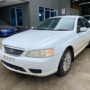 Car Wreckers - Ford Fairmont 2003 White Auto Petrol