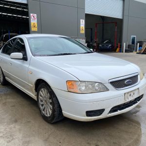 Car Wreckers - Ford Fairmont 2003 White Auto Petrol