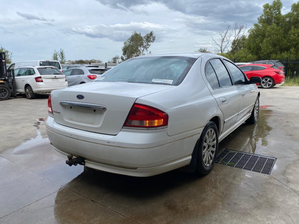 Car Wreckers - Ford Fairmont 2003 White Auto Petrol