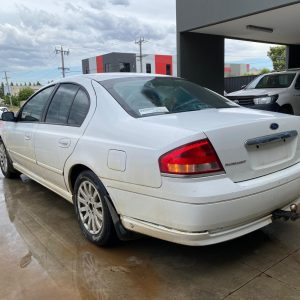 Car Wreckers - Ford Fairmont 2003 White Auto Petrol