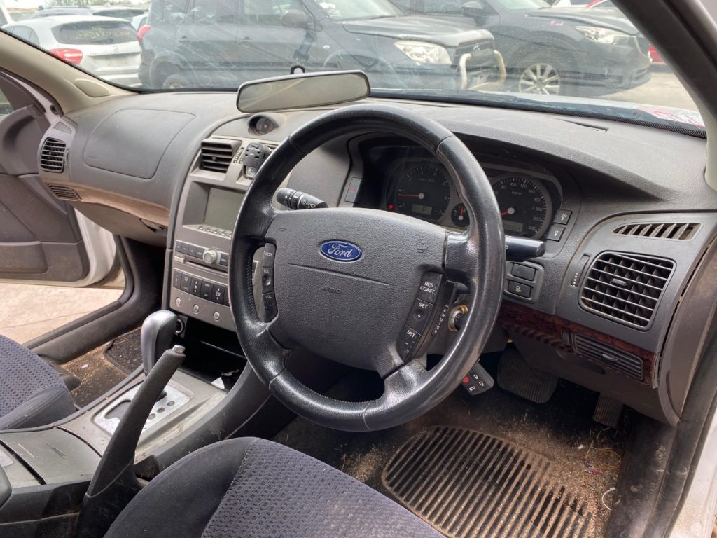 Car Wreckers - Ford Fairmont 2003 White Auto Petrol