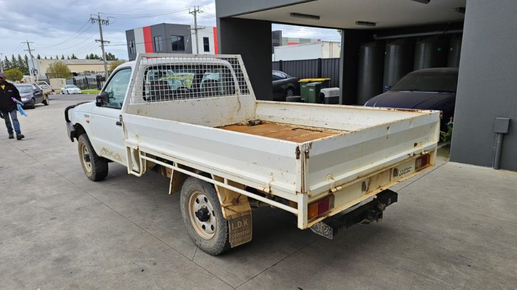 Car Wreckers - Ford Courier 2003 White Manual Diesel