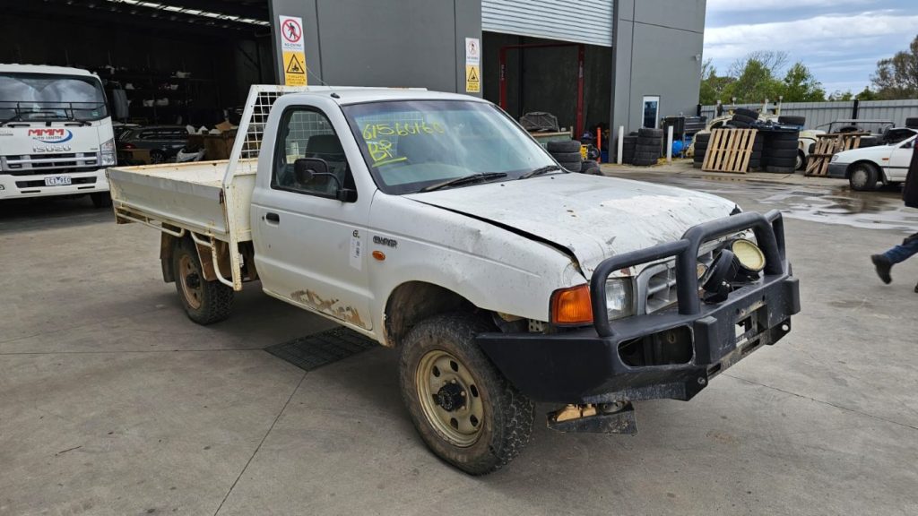 Car Wreckers - Ford Courier 2003 White Manual Diesel