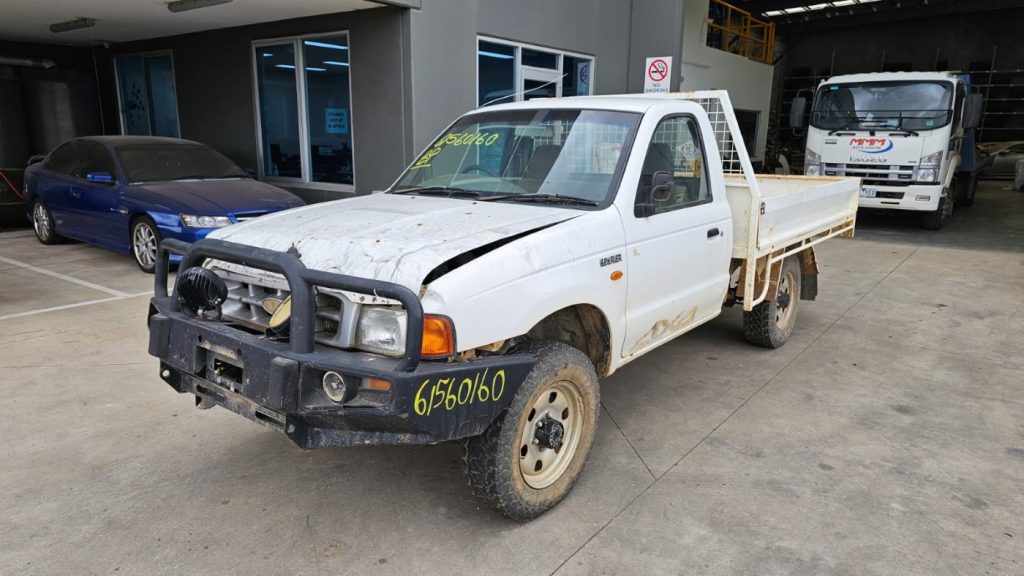 Car Wreckers - Ford Courier 2003 White Manual Diesel