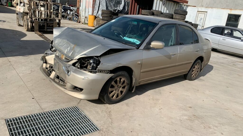 Car Wreckers - Honda Civic 2003 Silver Auto Petrol - Car Parts, Used Parts, Auto Parts