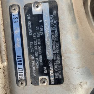 Car Wreckers - Honda Civic 2003 Silver Auto Petrol - Car Parts, Used Parts, Auto Parts