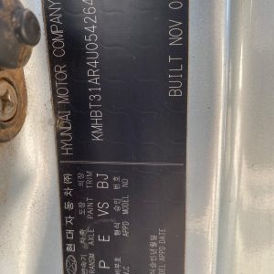 Car Wreckers - Hyundai Getz 2003 Blue Auto Petrol